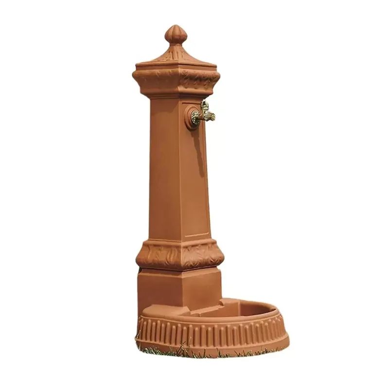 Meest Verkocht Fontana a colonna color terracotta Brera Monacis