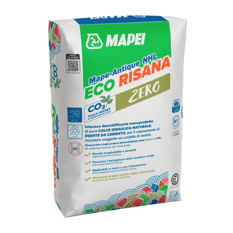 Malta per intonaco Mape Antique NHL Eco Risana Mapei 25kg Premium