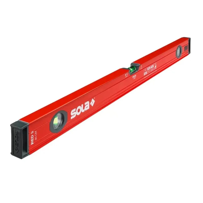 Livella 3 bolle in alluminio RED3 Sola Exclusieve Aanbieding