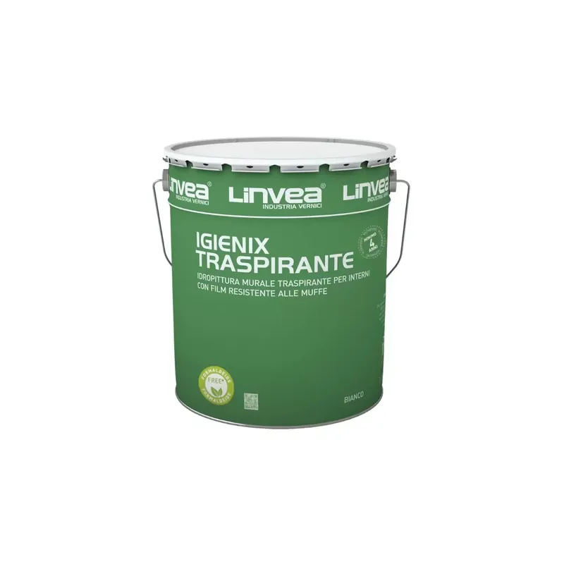 Betaalbaar Pittura antimuffa traspirante bianca Igienix Traspirante Linvea