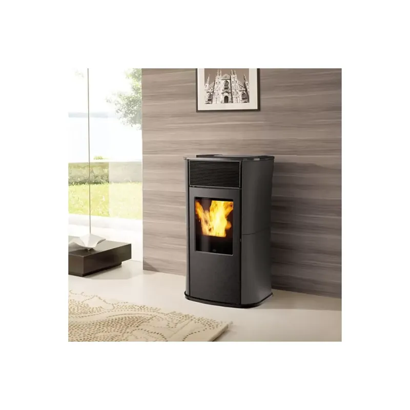 Stufa a pellet in vetro 6.3 KW Mya Eco Edilkamin Alleen Vandaag