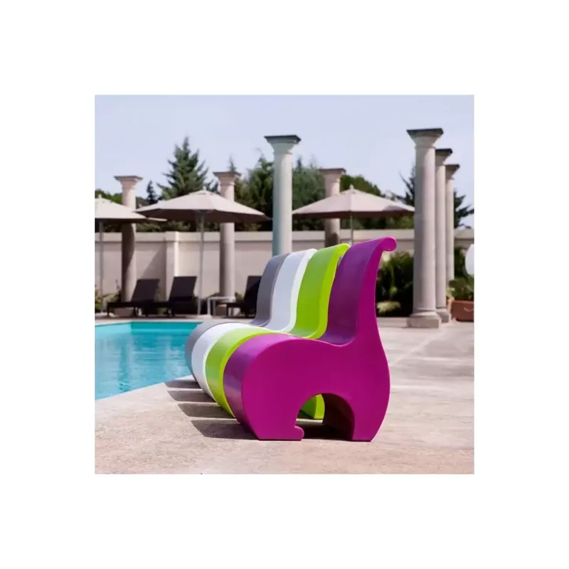 Poltrona da giardino colorata 82 cm Eddy Kloris Finale Uitverkoop