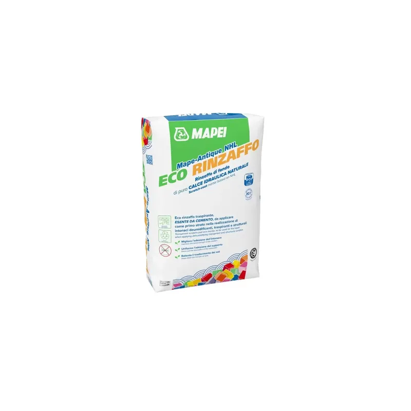 Bestseller Malta da rinzaffo Mape Antique NHL Eco Rinzaffo 20 Kg