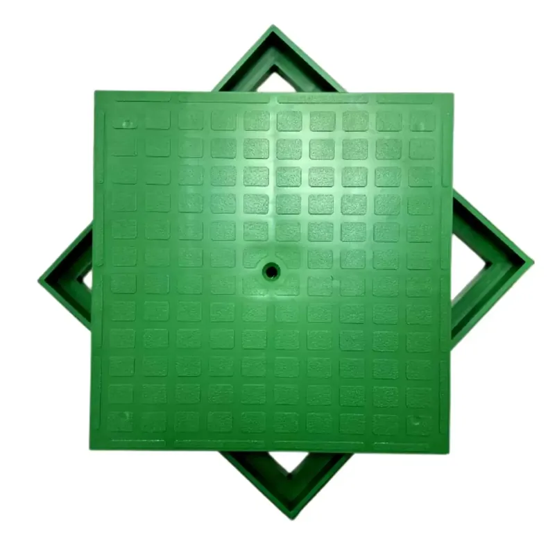 Chiusino in PVC con telaio 35x35cm verde Dakota Betrouwbaar