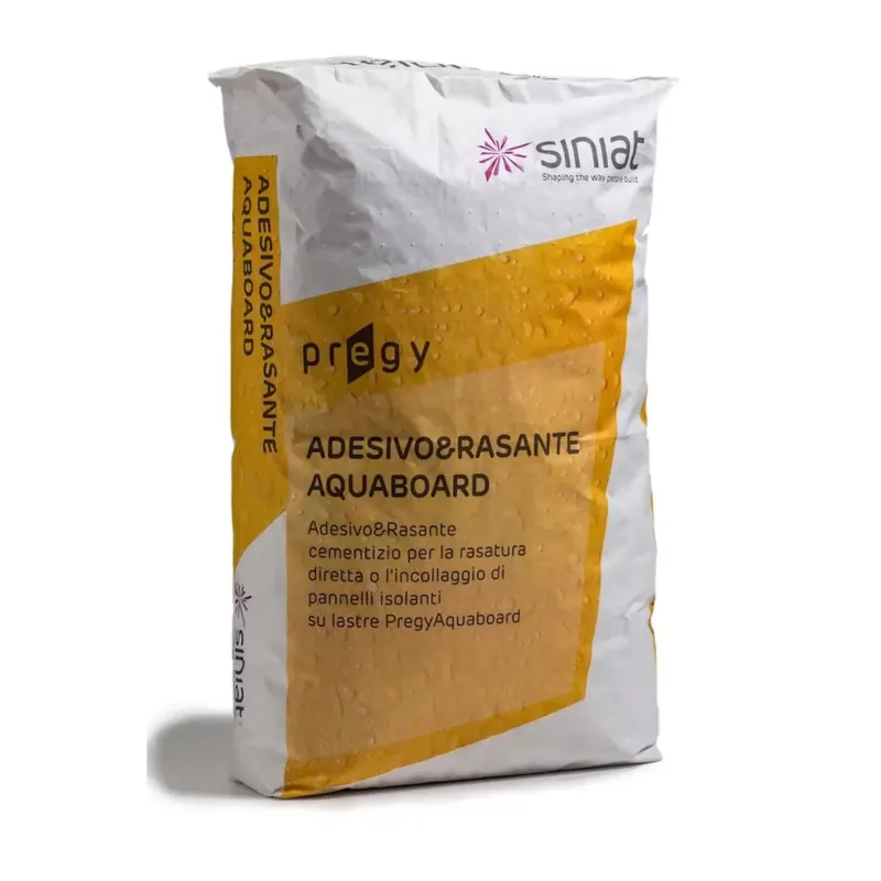 Adesivo e Rasante per AquaBoard Siniat 25kg Seizoensaanbieding