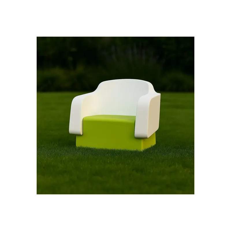 Weekendaanbieding Poltrona colorata da giardino Klimt Kloris Bianco & Kiwi