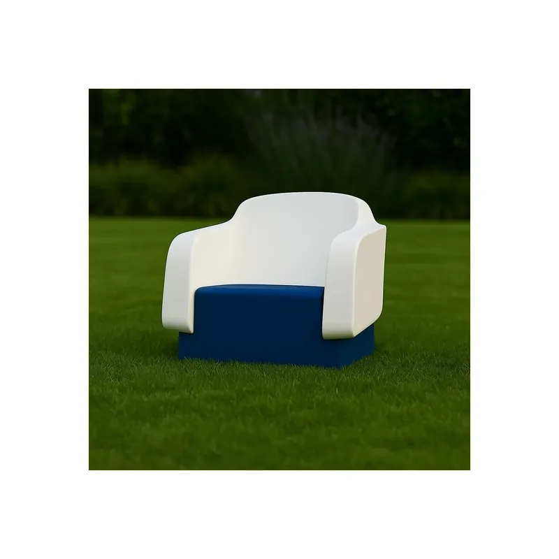 Poltrona da giardino Klimt Kloris Bianco & Blu Lage Prijs