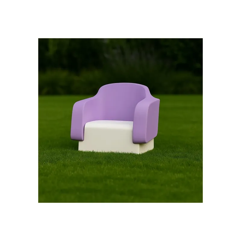 Koop Online Poltrona da giardino Klimt Kloris Glicine & Bianco
