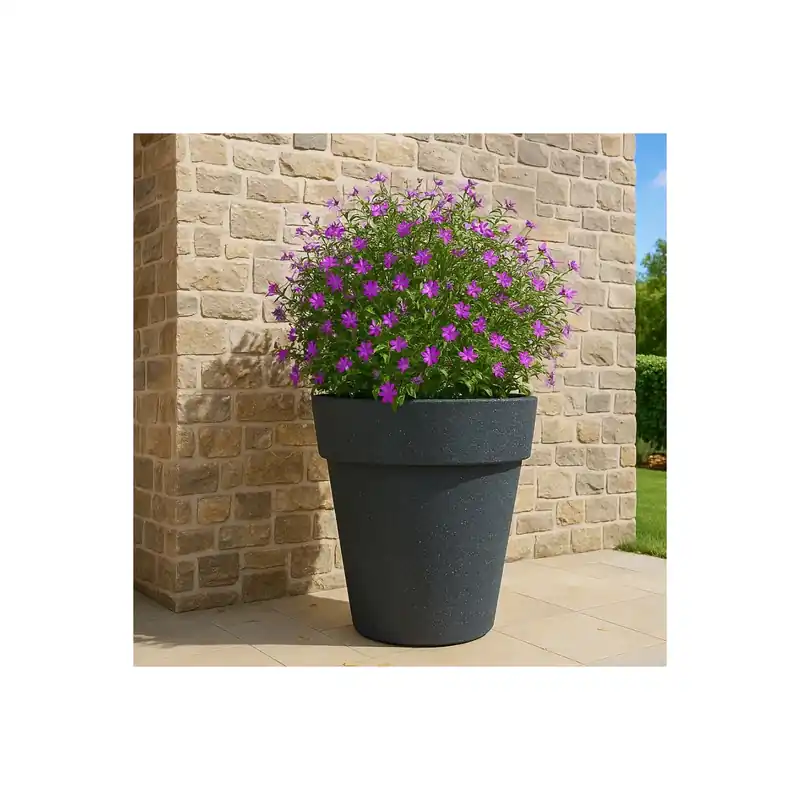 Vaso tutta capienza rotondo 80 cm e alto 71 cm in polietilene Romano Kloris Laatste Versie