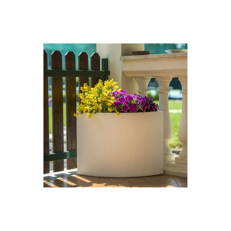 Vaso angolare 45x45 cm in polietilene Link45 Express Levering