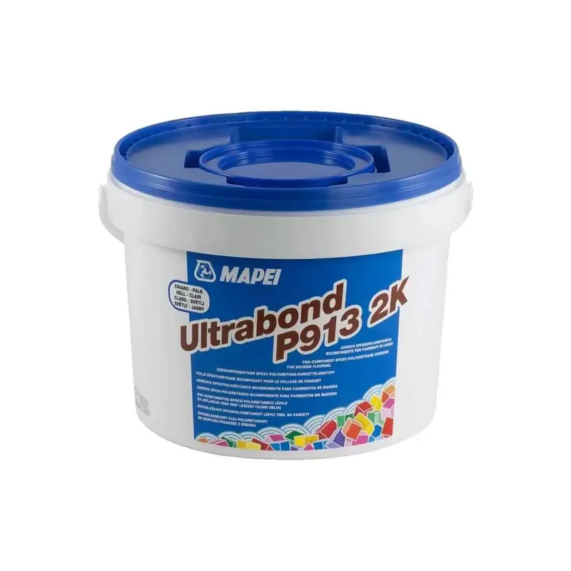 Beperkt Aanbod Adesivo pavimenti legno Ultrabond P913 2K Mapei 10Kg - Chiaro