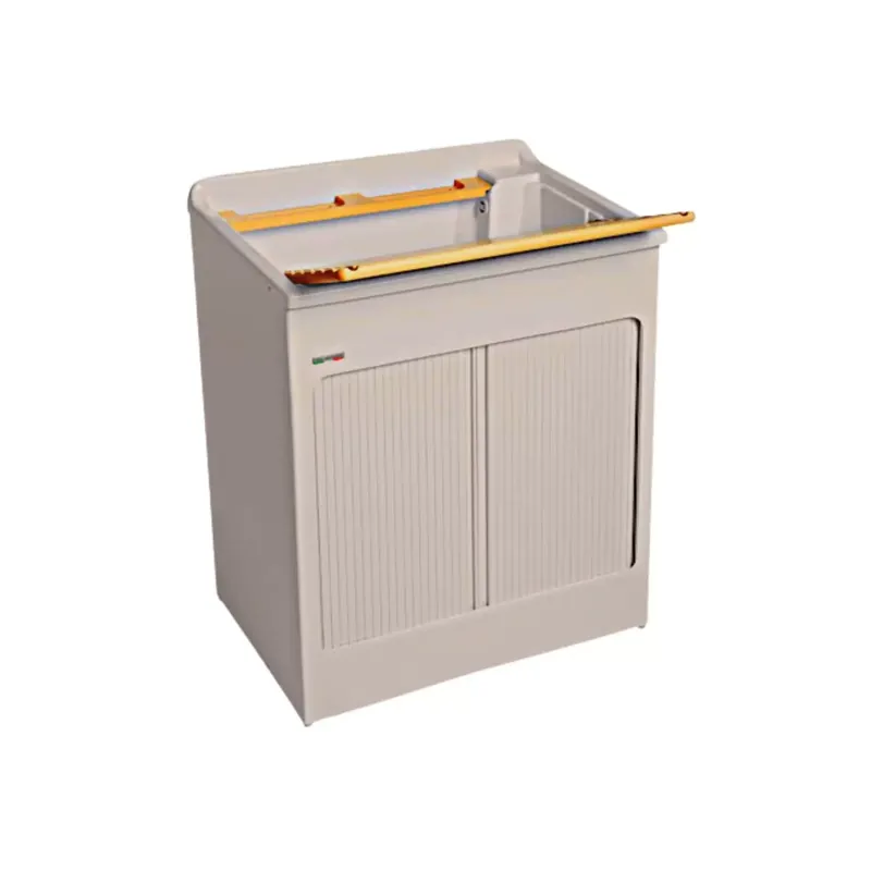Lage Prijs Mobile lavatoio 75x50x87h cm con vasca Lavacril Colavene avorio