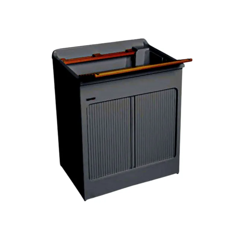 Mobile lavatoio 75x50x87h cm con vasca Lavacril Colavene nero Uitverkoop