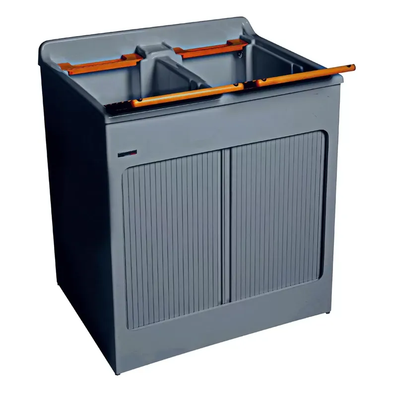 Lage Prijs Mobile lavatoio 80x60x84h cm con vasca Lavacril Colavene grigio