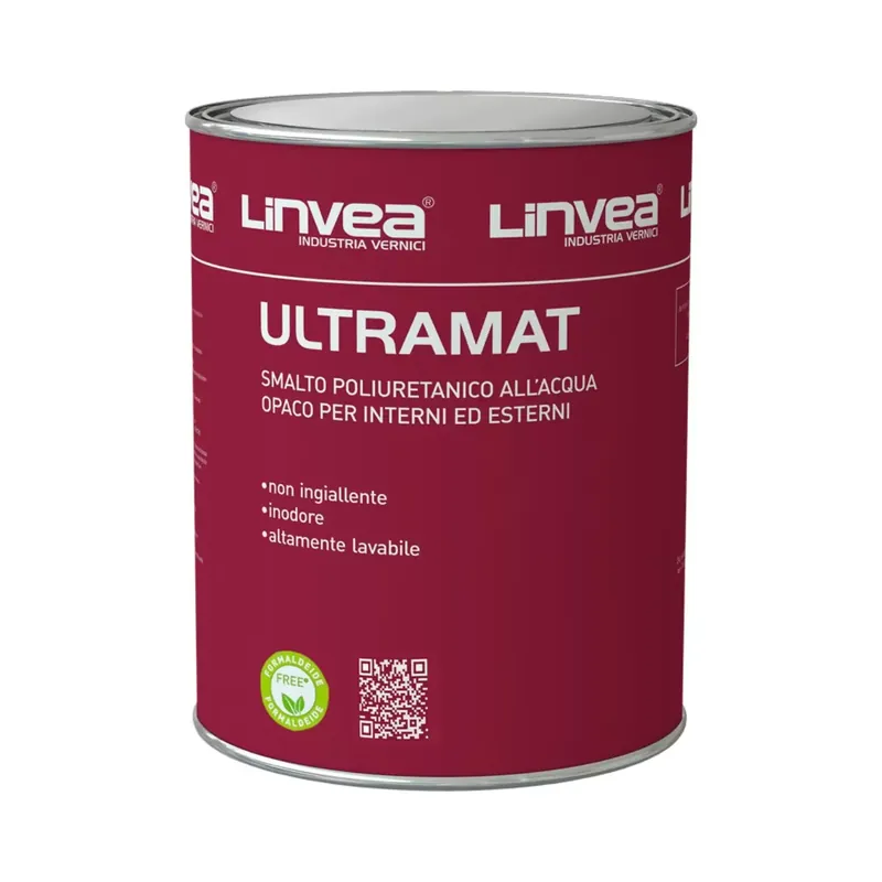 Direct Beschikbaar Smalto per interni opaco bianco Ultramat Linvea