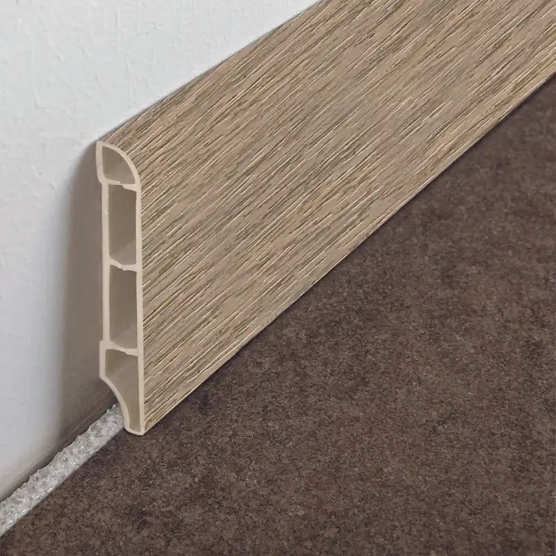 Battiscopa Rovere Grace 250 cm H 70 mm Progress Profiles 7011 BTEPR Speciale Aanbieding