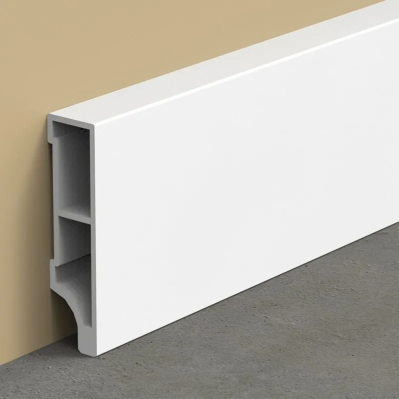 Battiscopa Bianco 240 cm H 40 mm Progress Profiles 4010 BTEPR Hete Deal