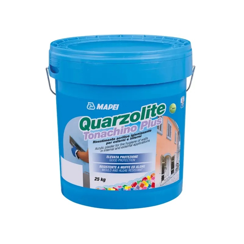 Quarzolite tonachino plus 1.2 mm Rivestimento igienizzante Mapei 25 kg Merkproduct