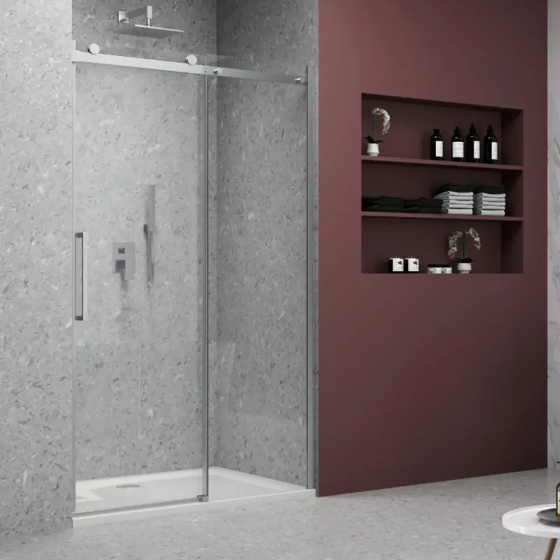Express Levering Box doccia per nicchia cromo lucido 8 mm Giotto