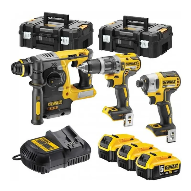 Veilige Betaling Dewalt Tassellatore SDS Plus + Trapano + Avvitatore 1/4 DCK368P2T