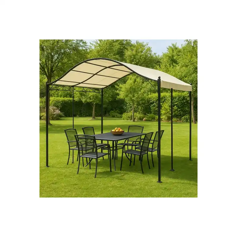 Favoriet Gazebo ad Arco 3x4 metri in metallo con telo in poliestere avorio