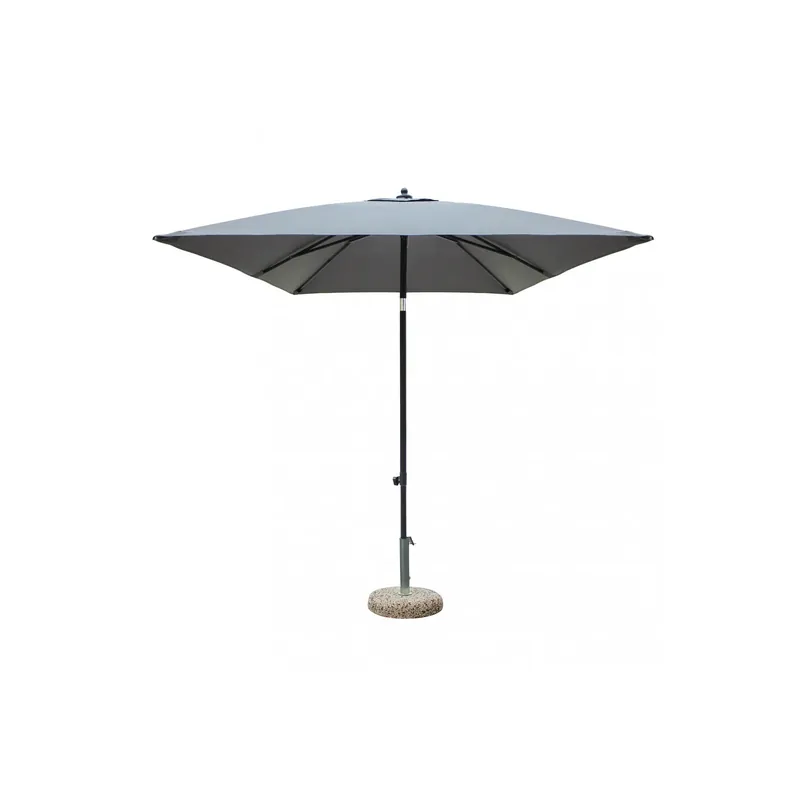 Ombrellone da giardino 2x3 mt Nero/Grigio - NICE Weekendaanbieding