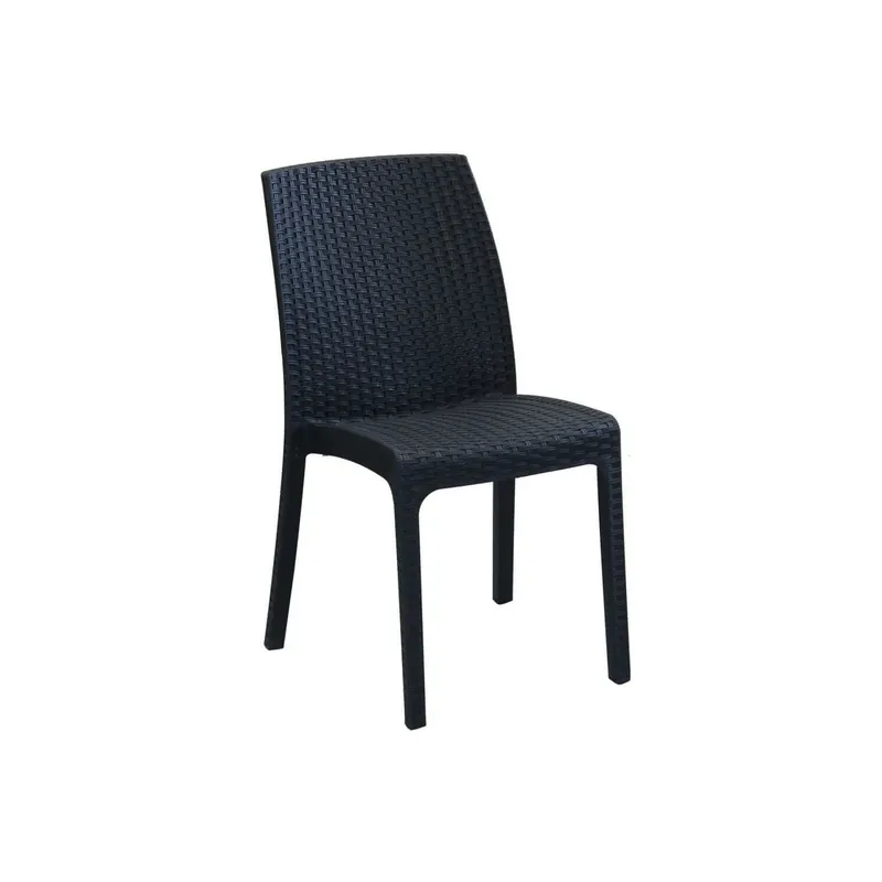 Populair Sedia giardino wicker Virginia - Color Antracite
