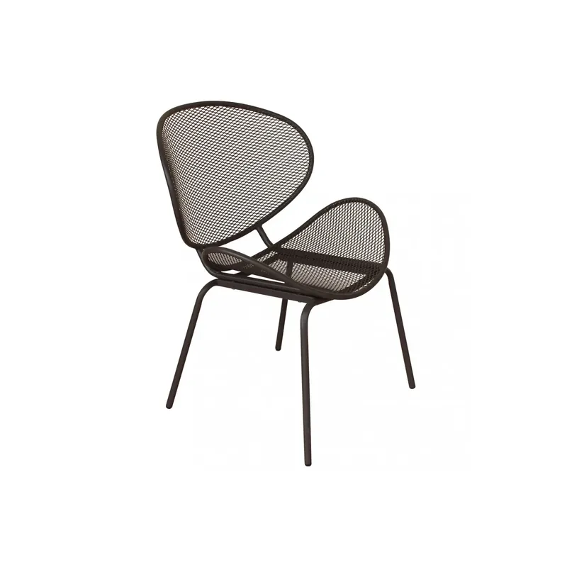 Poltrona da giardino impilabile antiruggine taupe Midway Hete Deal