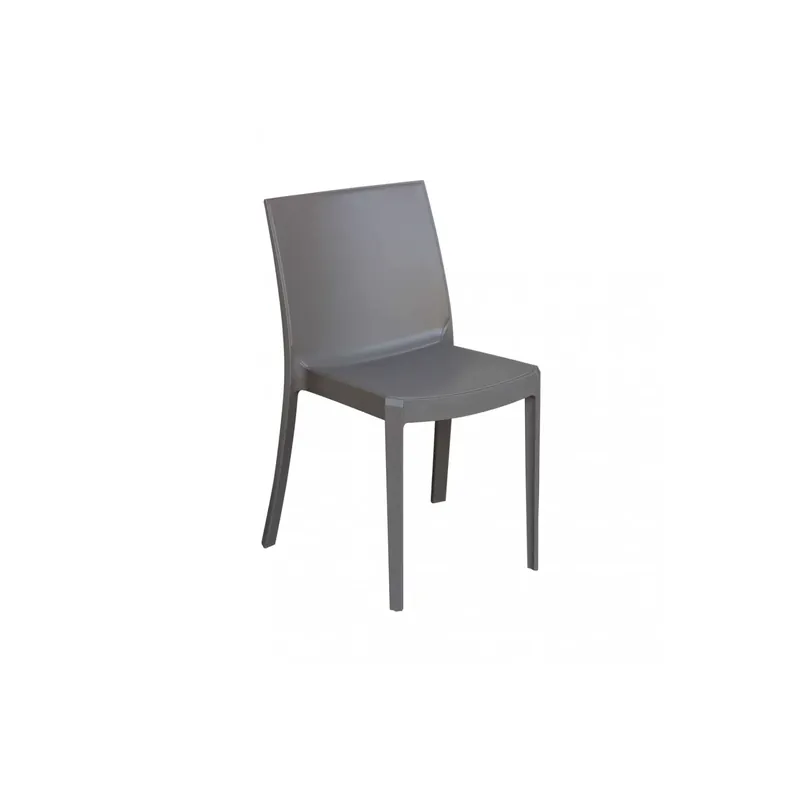 Actieprijs Sedia giardino in polipropilene colore Taupe Perla