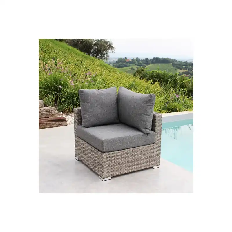 Poltrona Angolare con cuscino da 12 cm Copacabana Rechtstreeks Van De Fabrikant