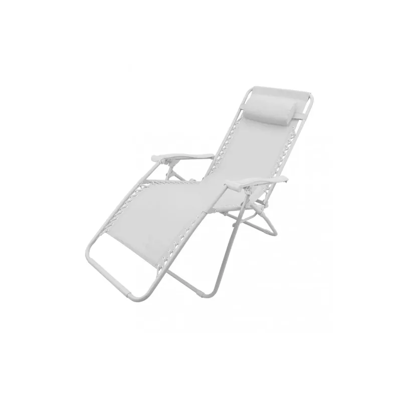 Sdraio Comfort Pieghevole Bianco 88x65x110cm Voordeelprijs