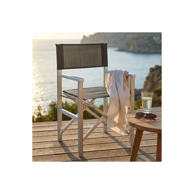 Sedia Regista pieghevole beige 55x46x88cm Fabrieksprijs