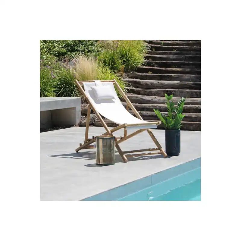 Aanbieding Sdraio Dondolo Daiquiri Bianco marrone 112x60x80cm