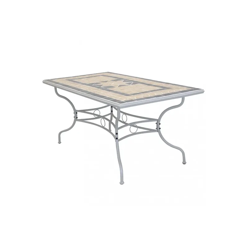 Tavolo Rettangolare Perse 160x90 - Tortora Betaalbaar