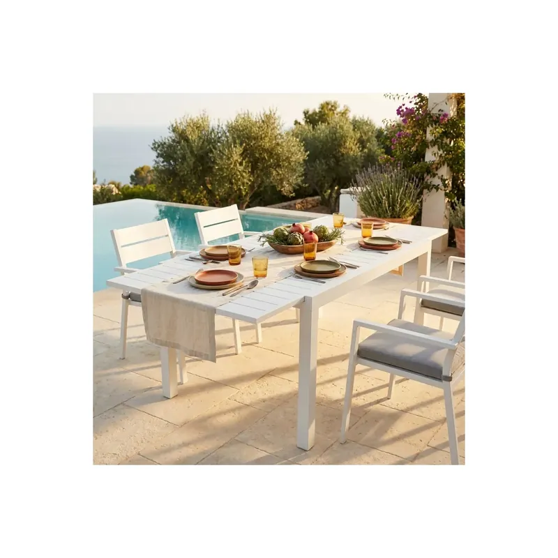 Tavolo da pranzo allungabile 200/300x100 - Tortora Formentera Uitverkoop