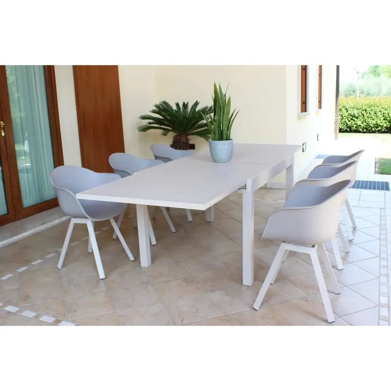 Nu Kopen Tavolo da esterno allungabile 135/270x90 - Tortora Hawaii