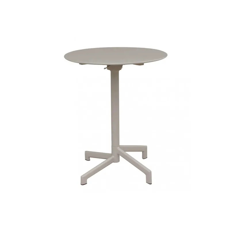 Tavolo da bar rotondo Ø60 cm pieghevole Tortora - Vega Tijdelijk Beschikbaar