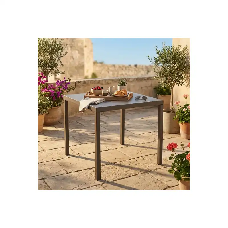 Bestseller Tavolo da esterno impilabile 80x80 - Taupe Manchester