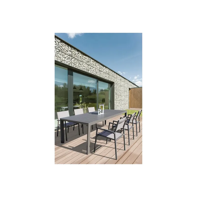 Aanbieding Tavolo da esterno allungabile 160/240x100 - Taupe Houston