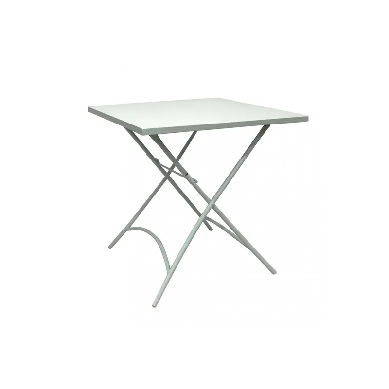 Tavolo da giardino pieghevole 70x70 cm in metallo - Verde Bristol Lage Kosten
