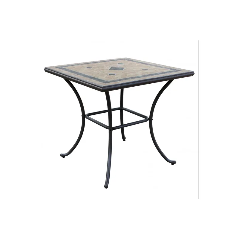 Seizoensaanbieding Tavolo Quadrato Nereo 80x80 - Taupe