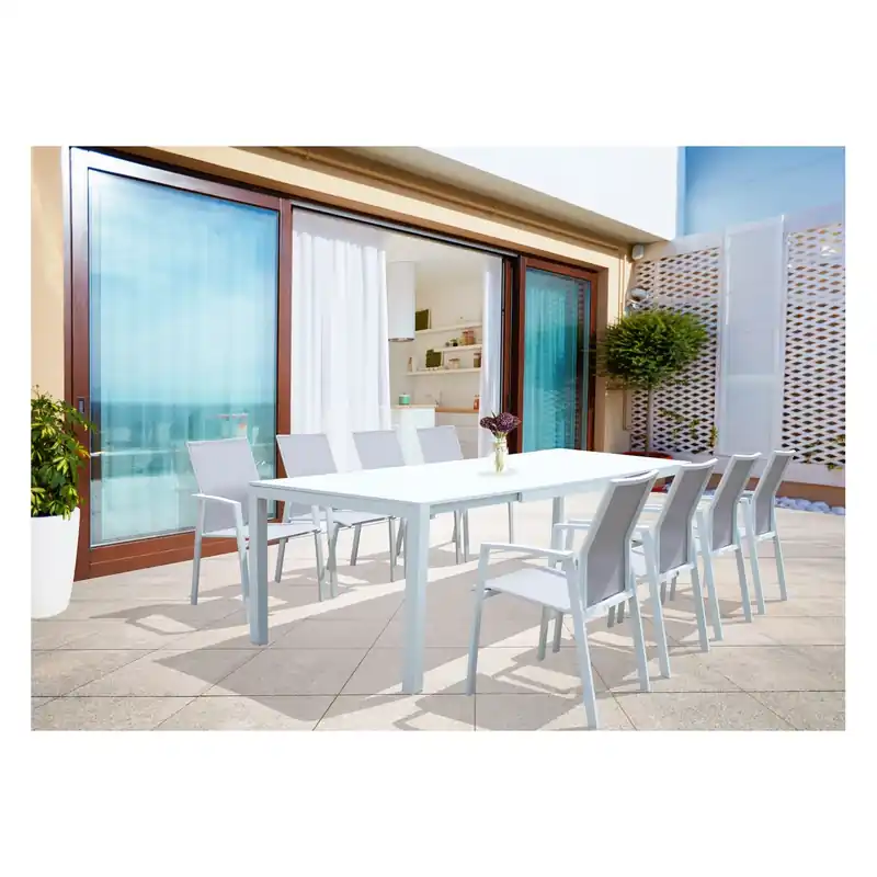 Tavolo allungabile 215/281x100 - Bianco Koopje