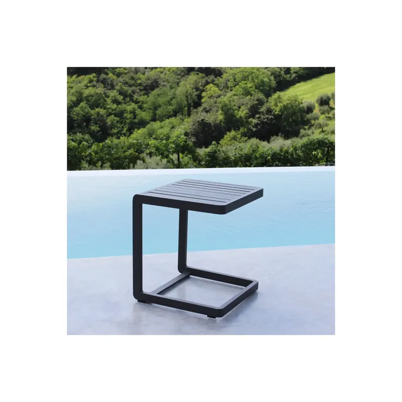 Tavolino basso 40x40 cm Alimos - Antracite Korting
