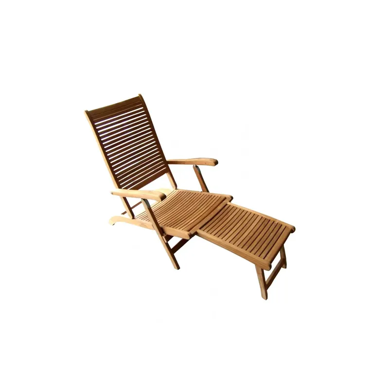 Lettino prendisole Marrone Legno STEAMER RIVIERA Fabrieksprijs