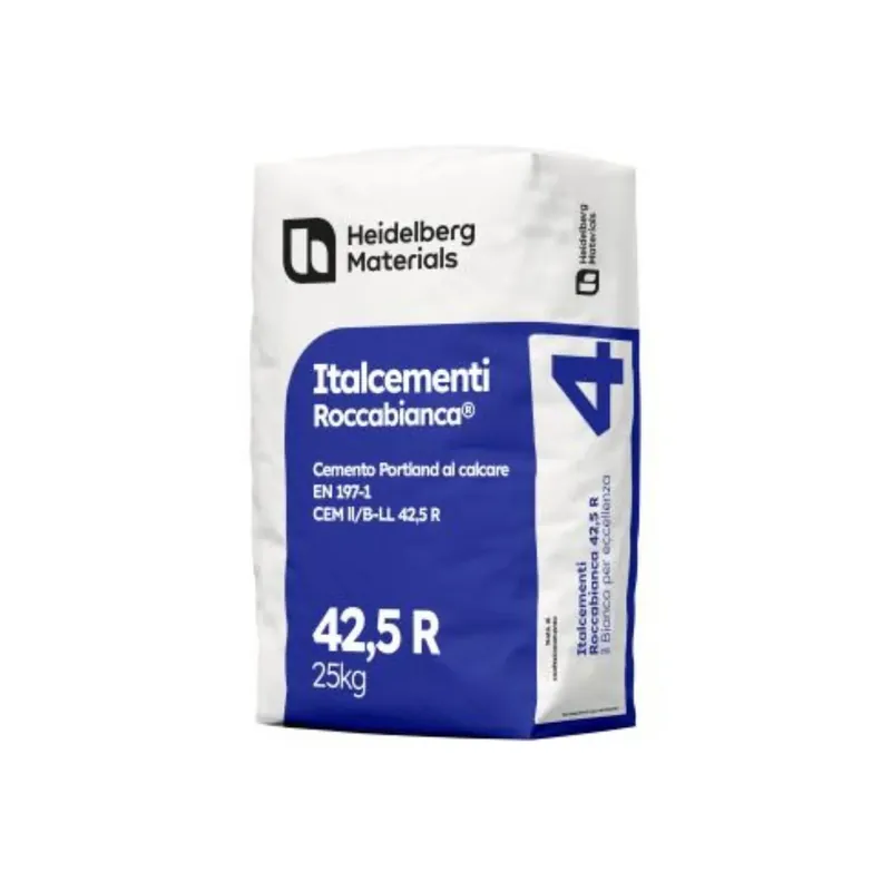 Seizoensaanbieding Cemento bianco 25Kg - Roccabianca 425 Heidelberg Materials