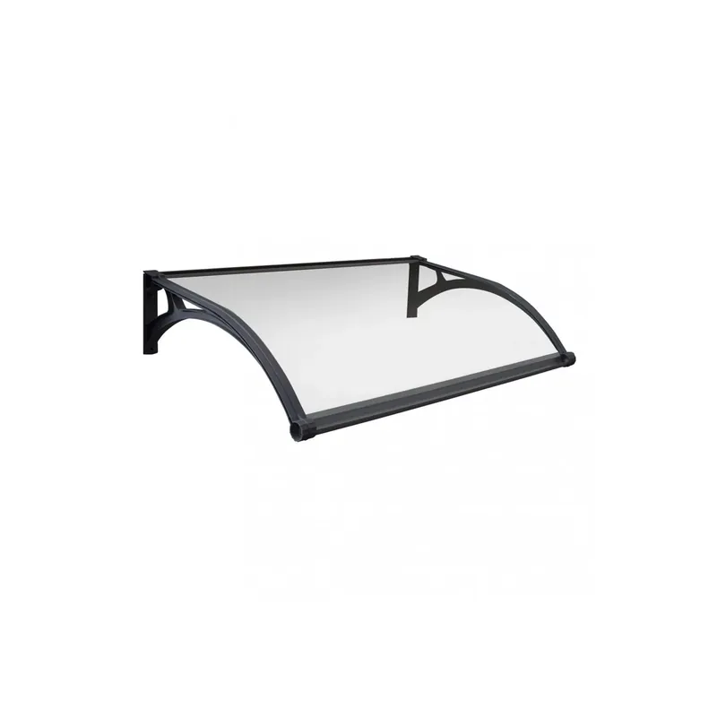 Must-Have Pensilina 120x100 cm con led copertura Trasparente struttura Grigio