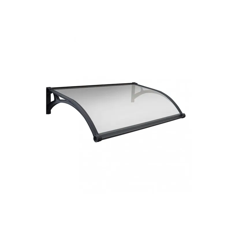 Beste Prijs Pensilina 150x100 cm con led copertura Opaca struttura Grigio