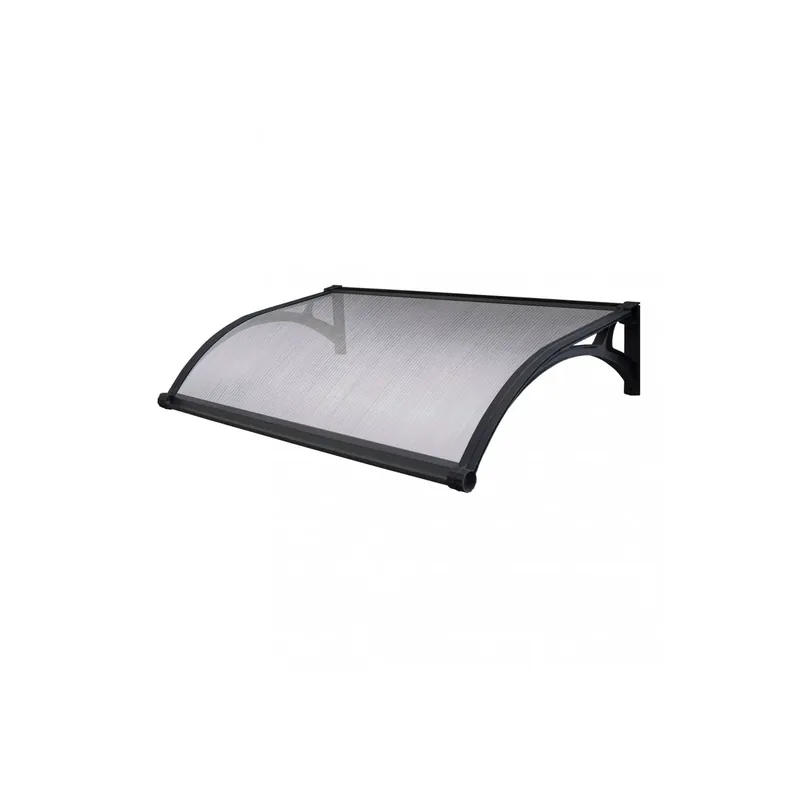 Dagaanbieding Pensilina 120x100 cm con led copertura Opaco struttura Grigio scuro