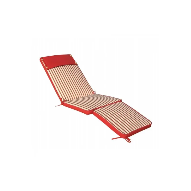 Veilige Betaling Cuscino in Poliestere 175x49cm spesso 4cm sfoderabile Rosso Real