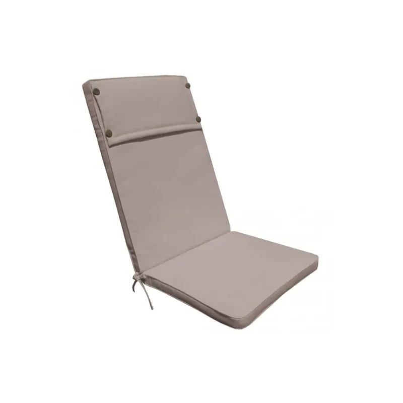 Cuscino in Poliestere 113x49cm spesso 4cm sfoderabile Tortora Real Betrouwbaar